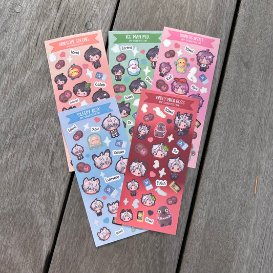 Handsome Colonel Deco Sticker Sheet