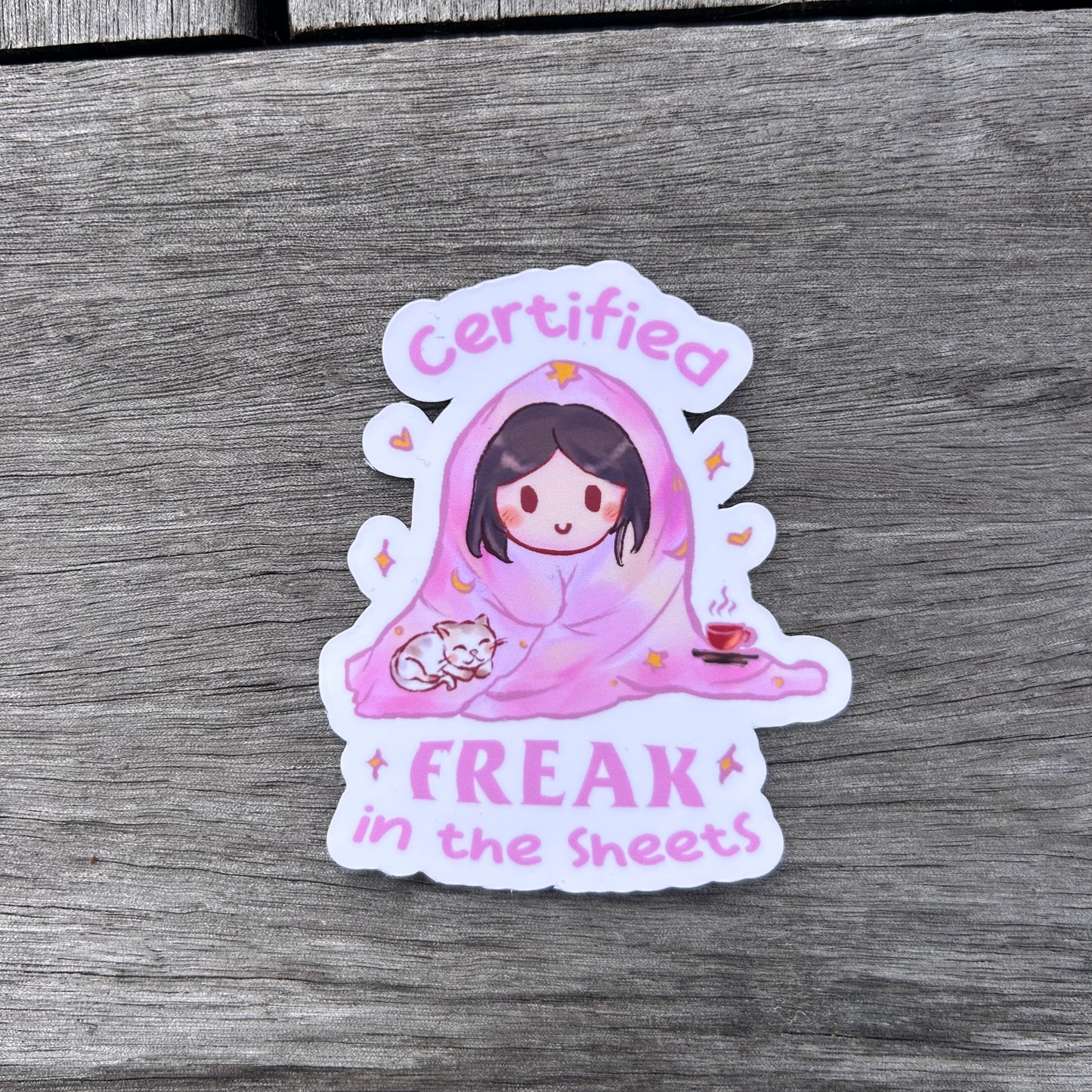 Freak in the Sheets Sticker