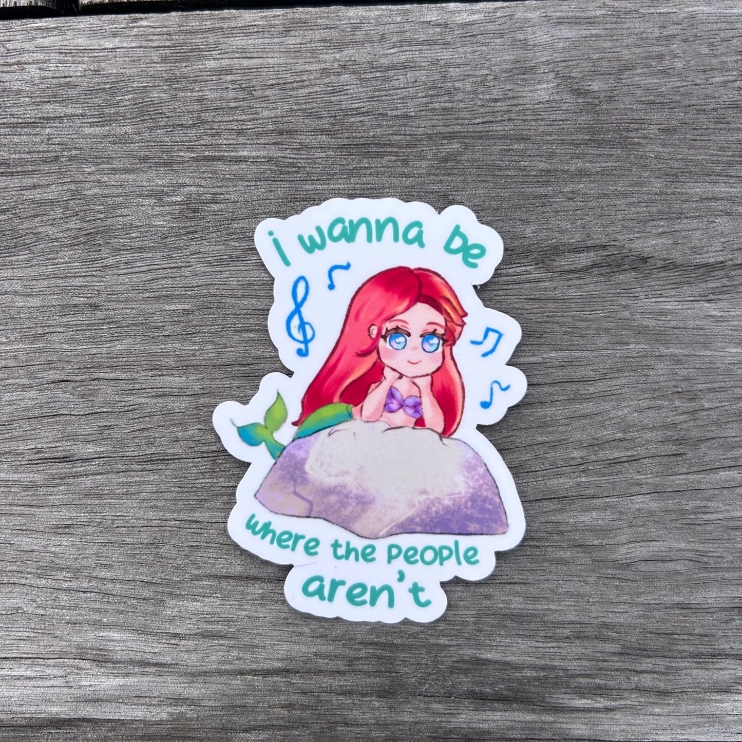 Where the People Aren't Sticker