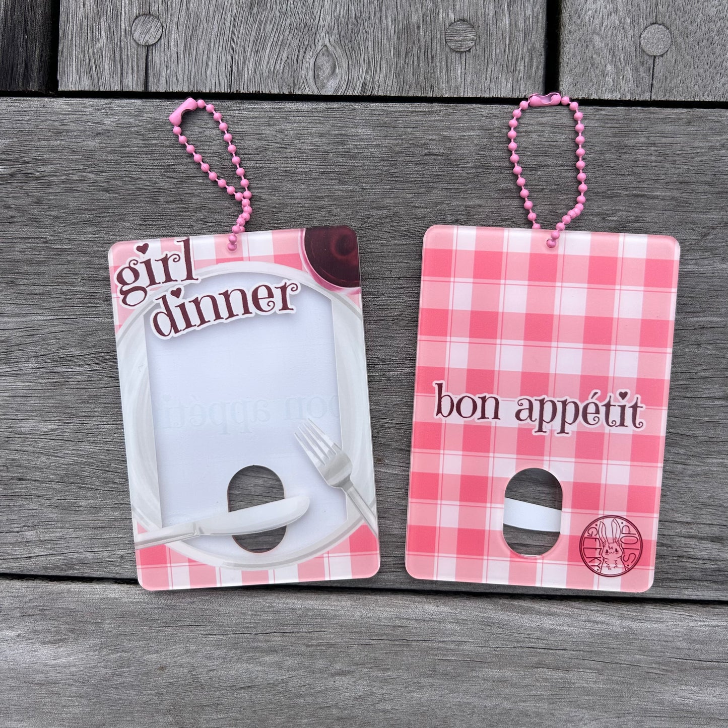Girl Dinner Photocard Holder