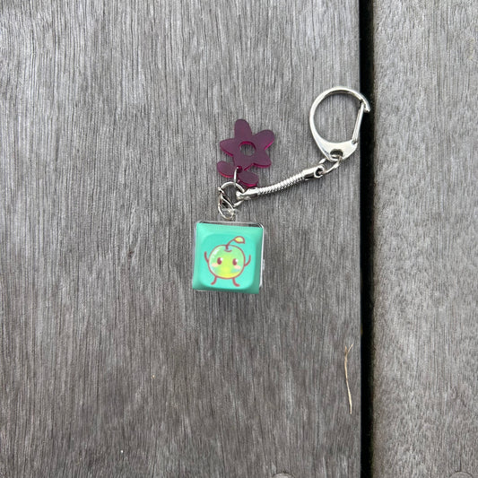 Keycap light up keychain