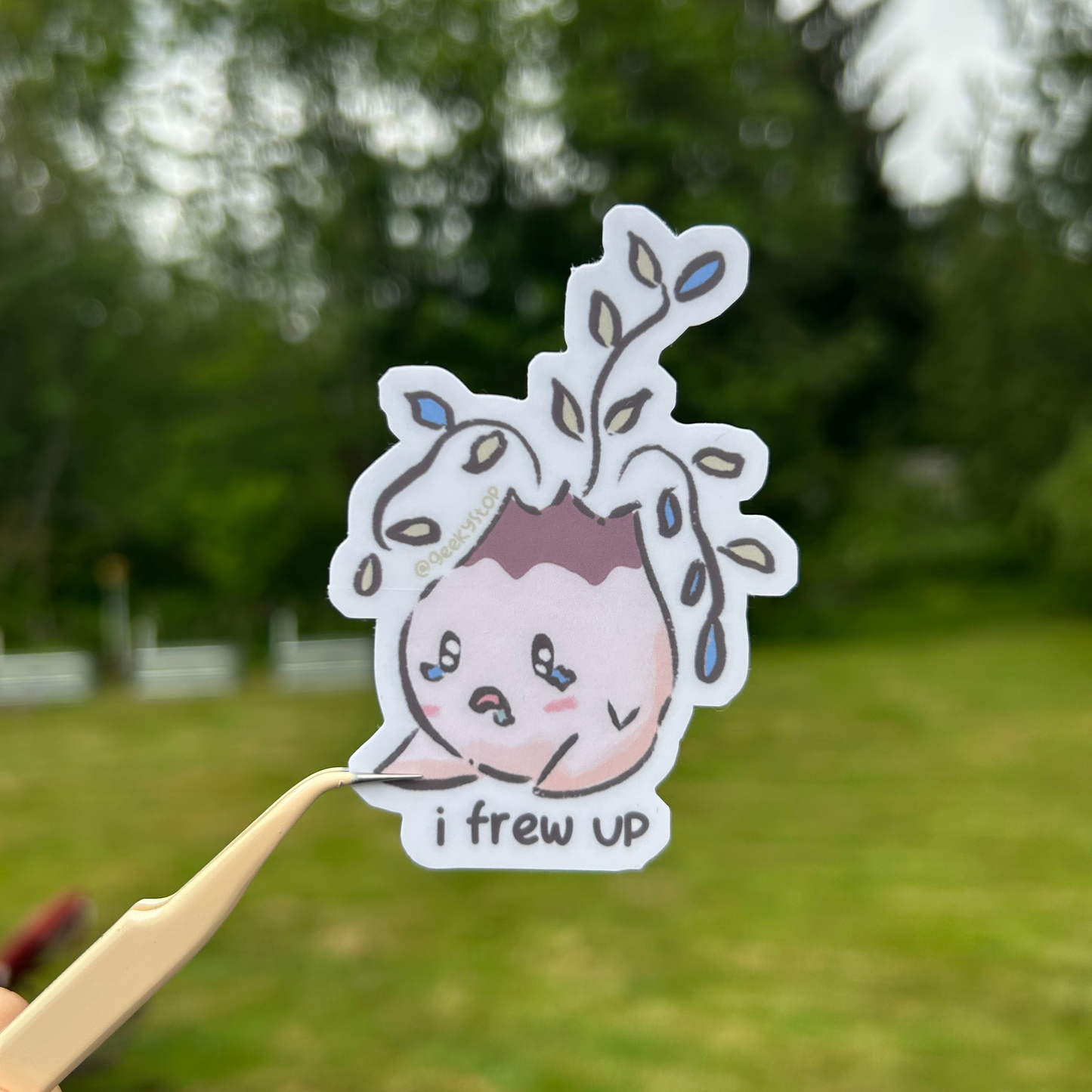 i frew up Sticker