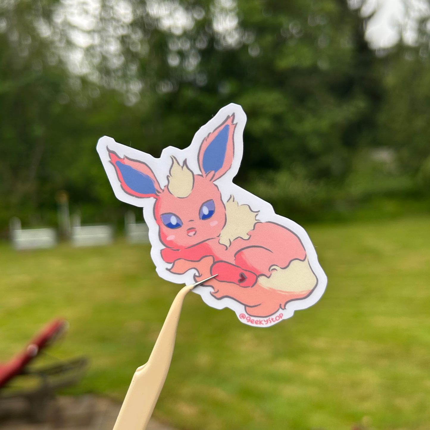 Fire Type Sticker