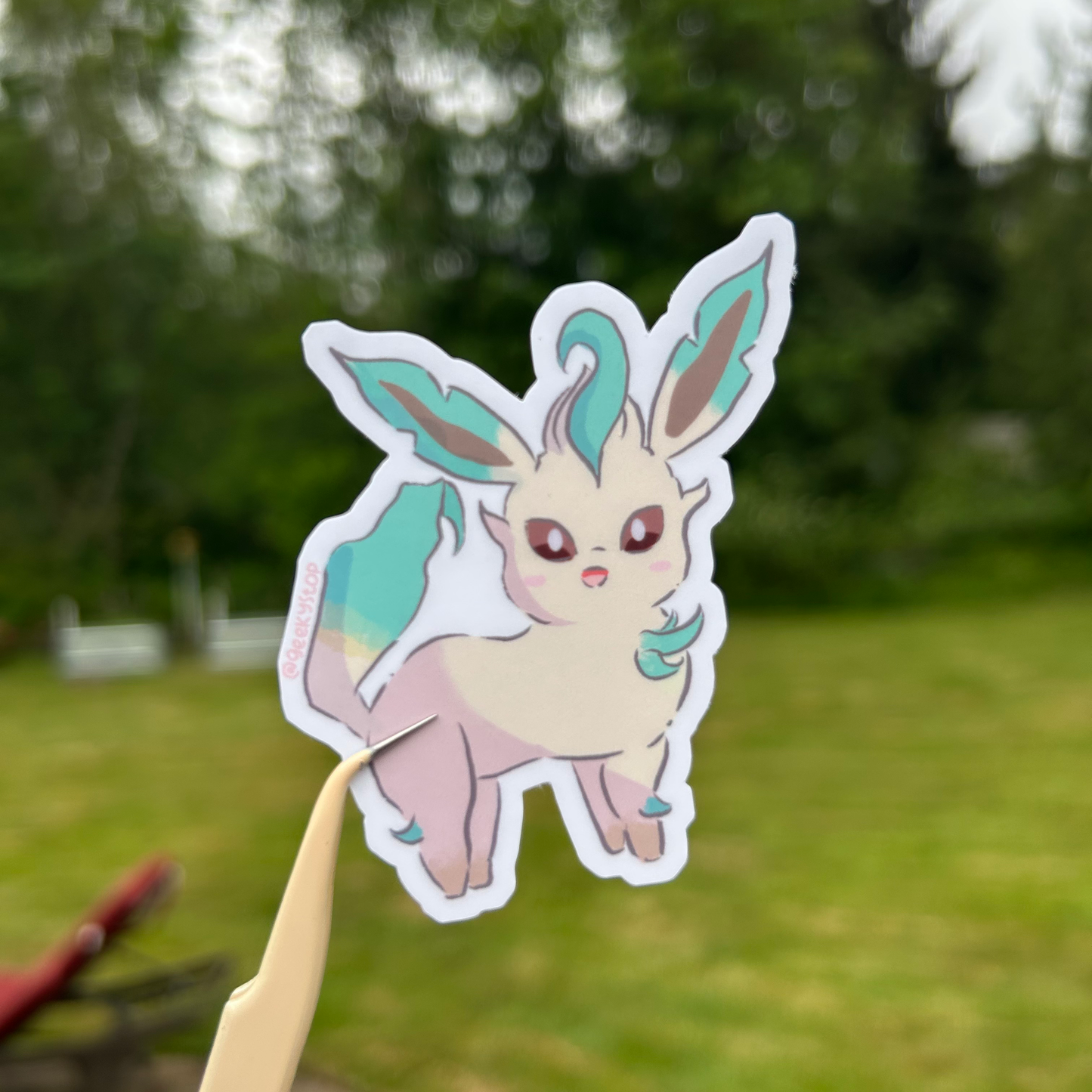 Grass Type Sticker