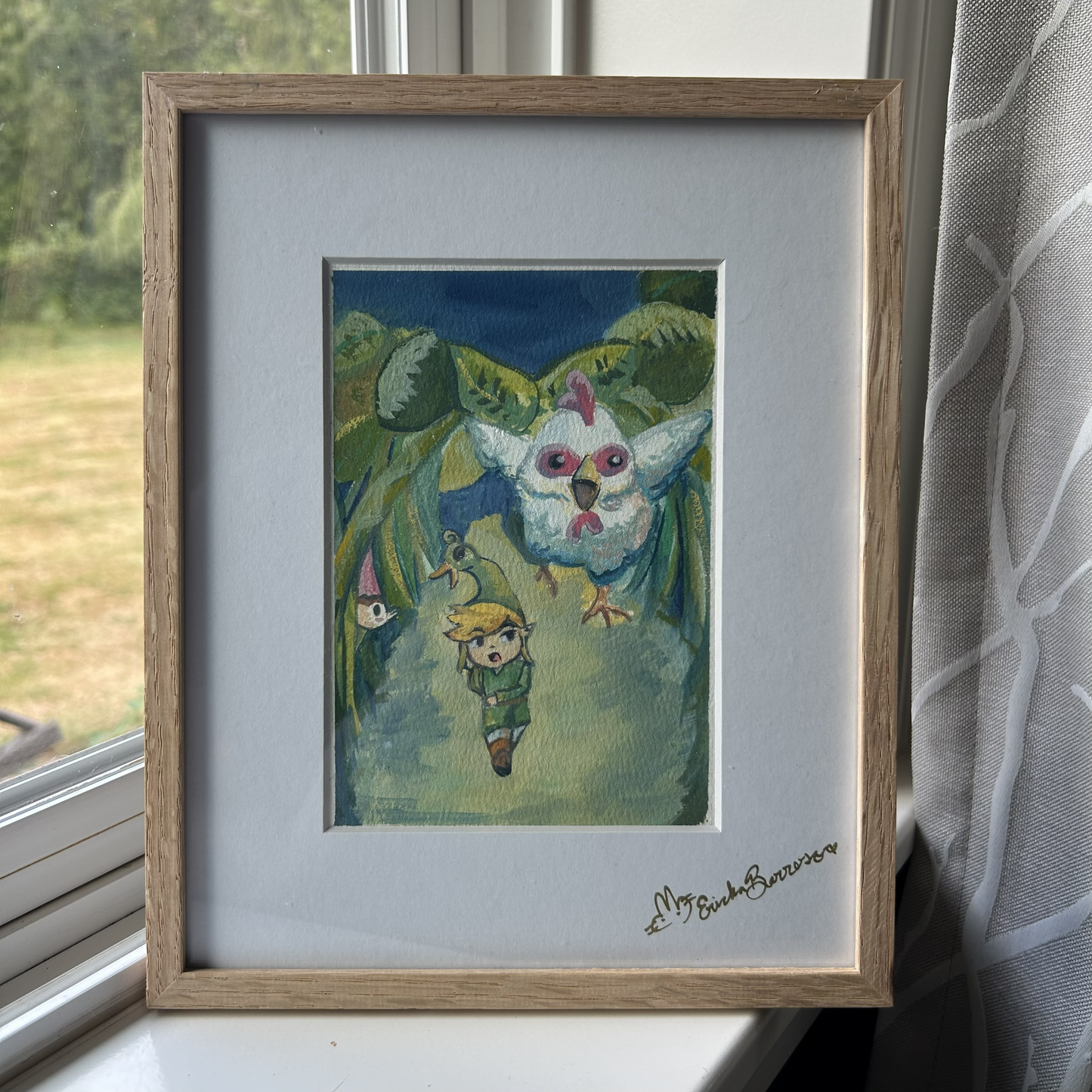 Chased by Cucco - Original 1/1