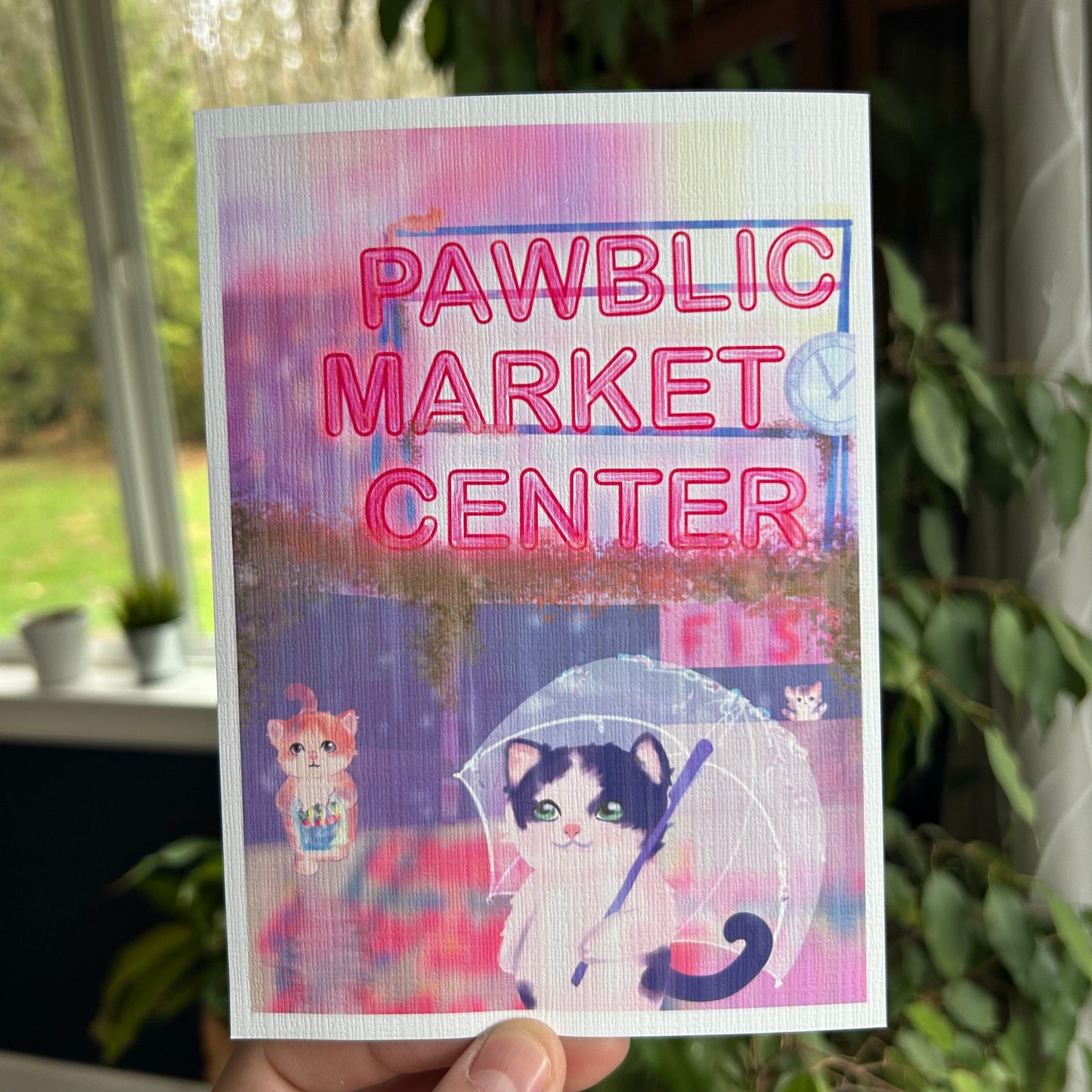 Pawblic Marketplace 5x7