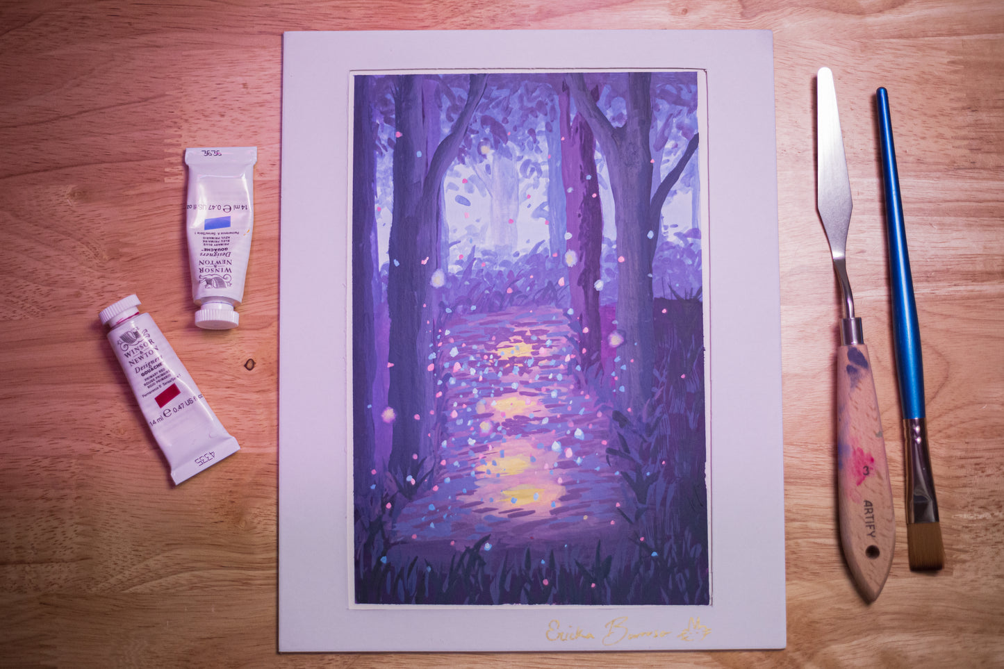 Blue Fairy Forest - Original 1/1
