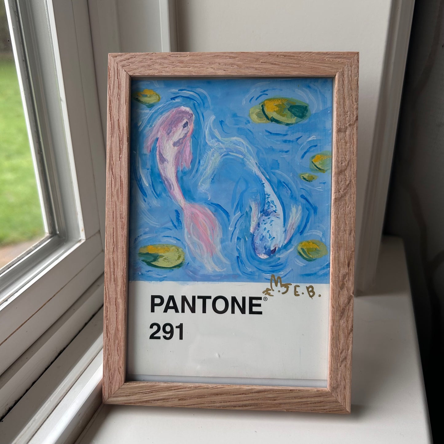 Mini Koi Pantone Postcard - Original 1/1