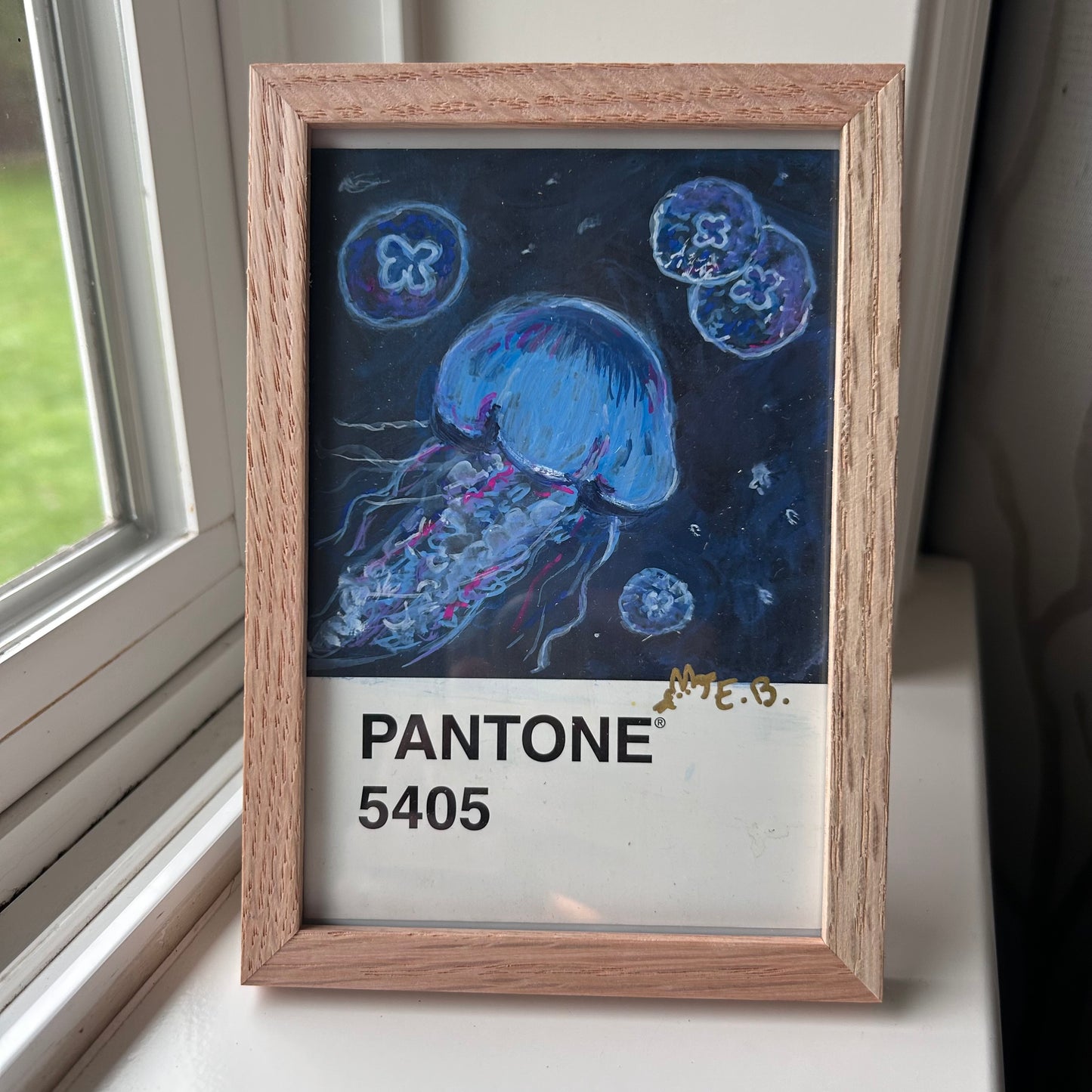 Jellyfish Pantone Postcard - Original 1/1