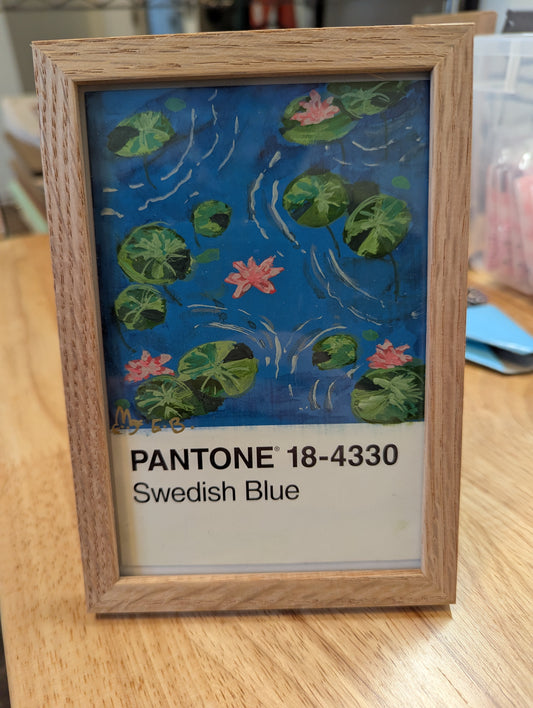 Lily Pads Pantone Postcard - Original 1/1