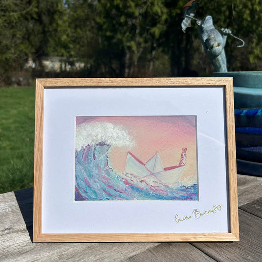 Paperboat Bunny - Original 1/1