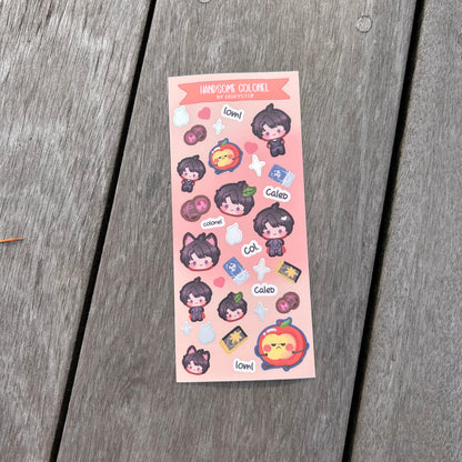 Handsome Colonel Deco Sticker Sheet