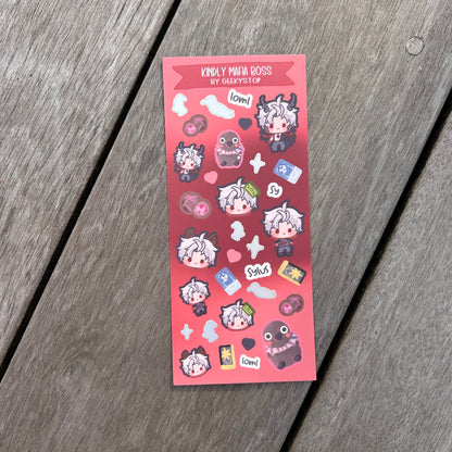 Kindly Mafia Boss Deco Sticker Sheet