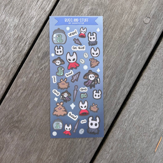 Bugs and Stuff Deco Sticker Sheet