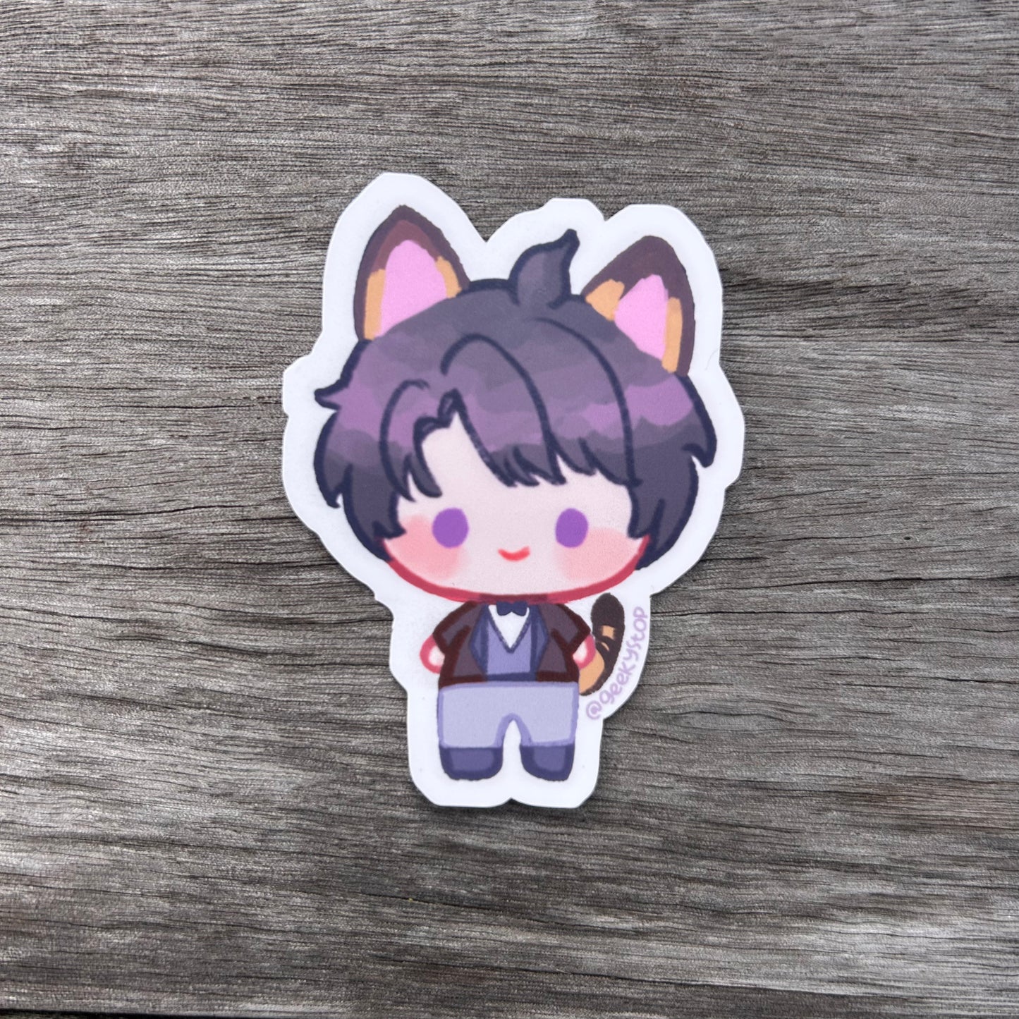 Caleb Cat Sticker