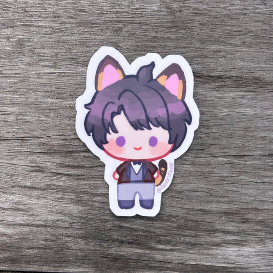 Caleb Cat Sticker