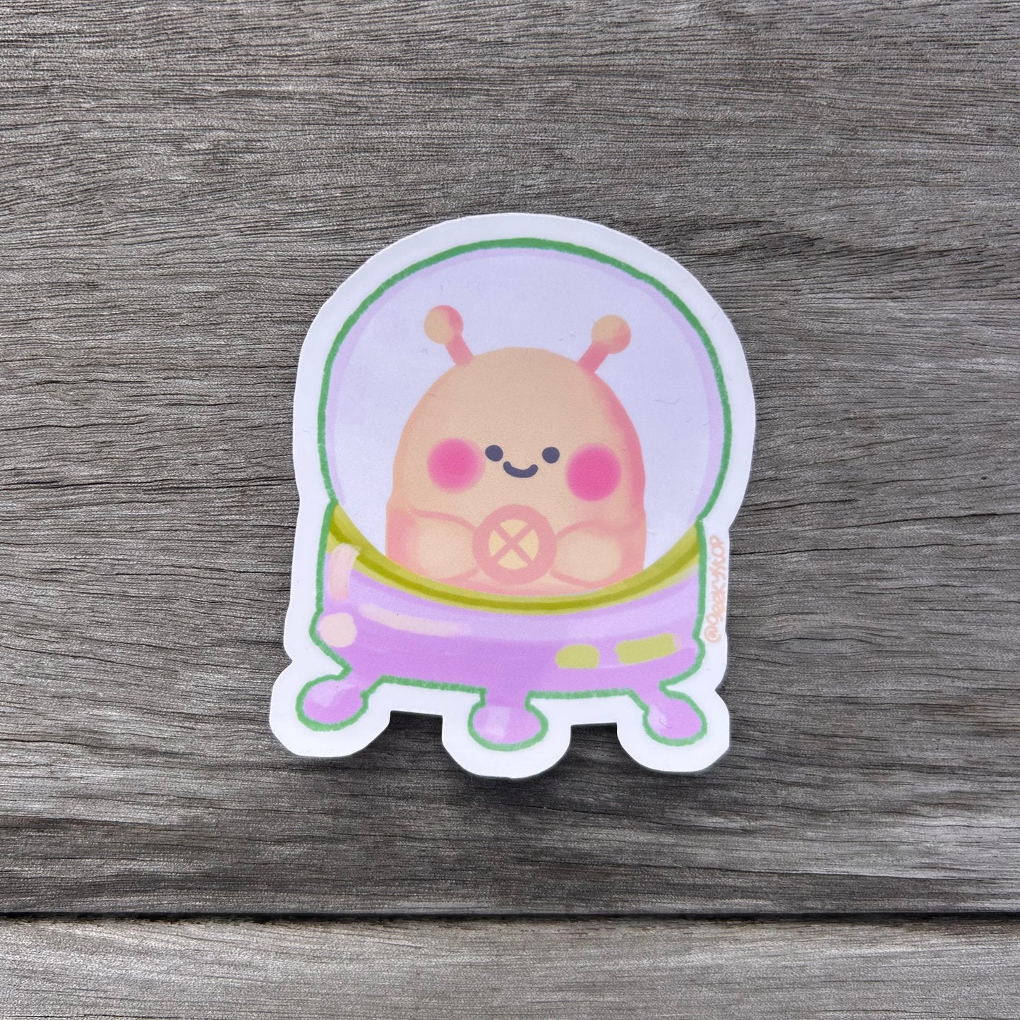Deepspace Alien Buddy Sticker
