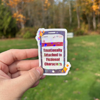 Emotionally Attached AO3 Sticker