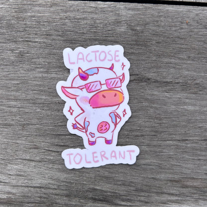 Lactose Tolerant Sticker