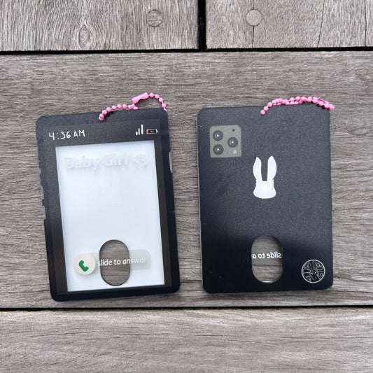 Baby Girl Calling Photocard Holder