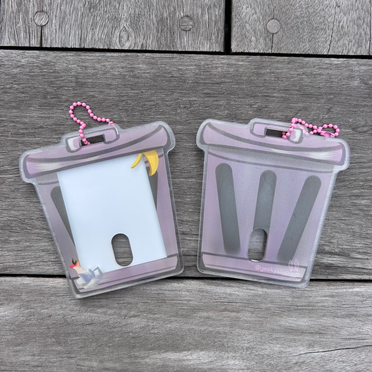 Trash Can Photocard Holder