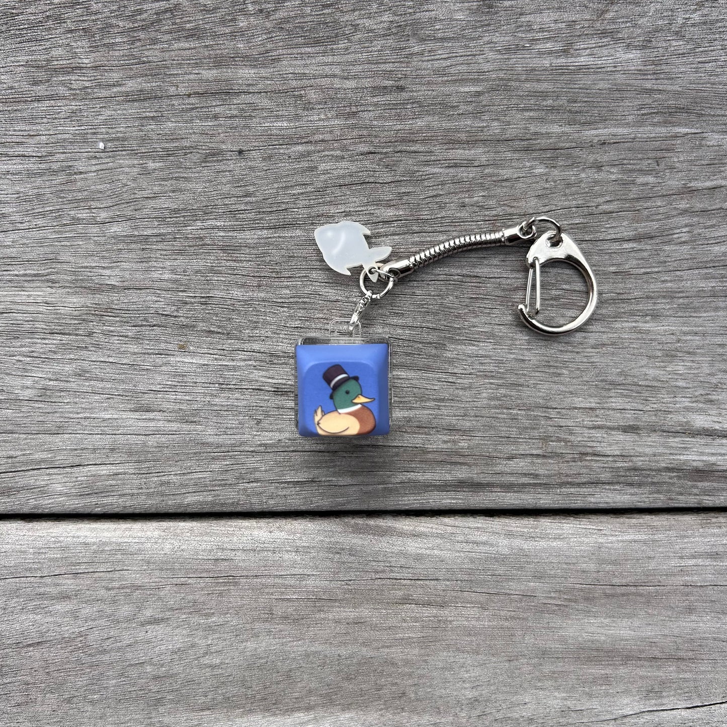 Keycap light up keychain