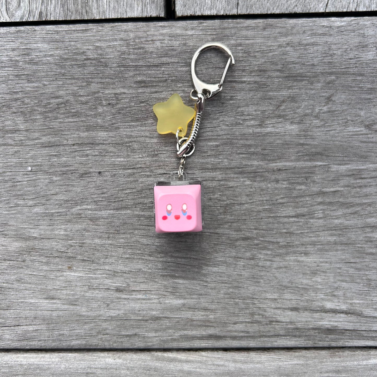 Keycap light up keychain