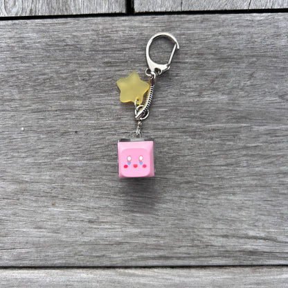 Keycap light up keychain