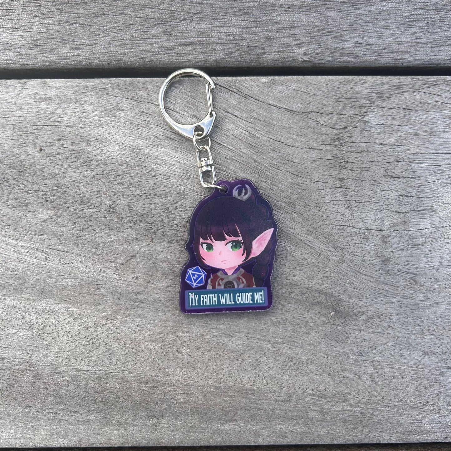 BG3 Acrylic Keychain