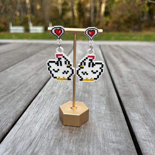 Chicken Earrings