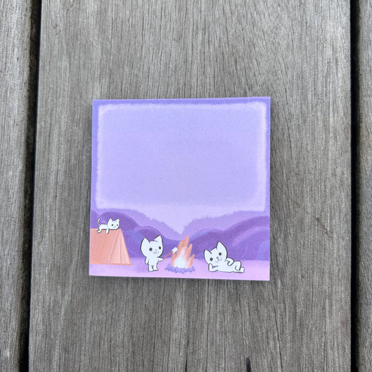 Camping Cats Notepad