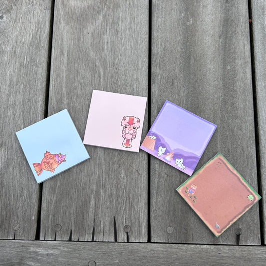 Camping Cats Notepad