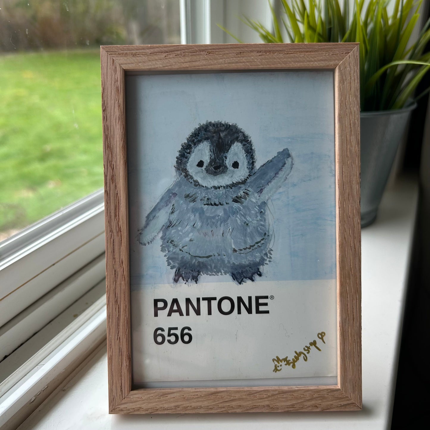 Penguin Pantone Postcard - Original 1/1