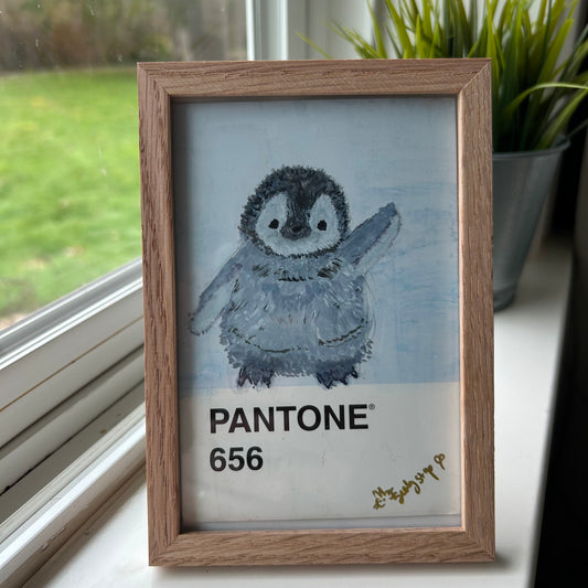Penguin Pantone Postcard - Original 1/1