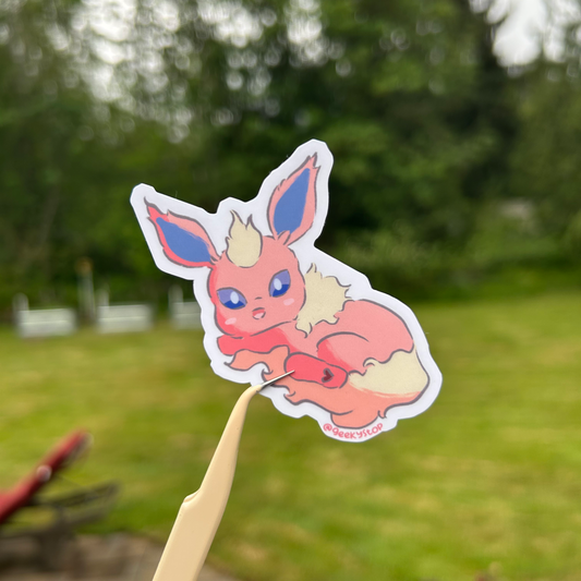 Fire Type Sticker
