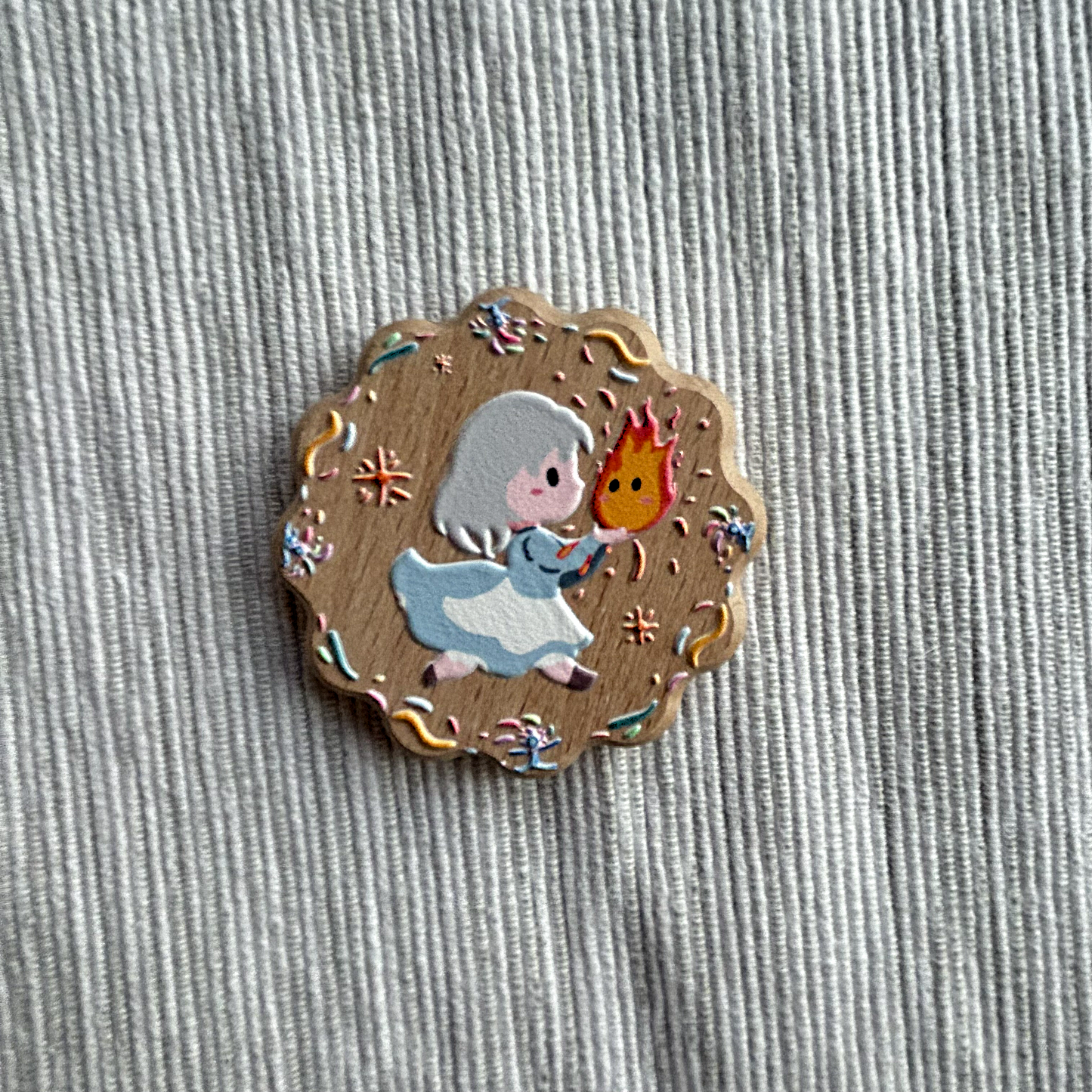 Hat Maker Wooden Cookie Badge