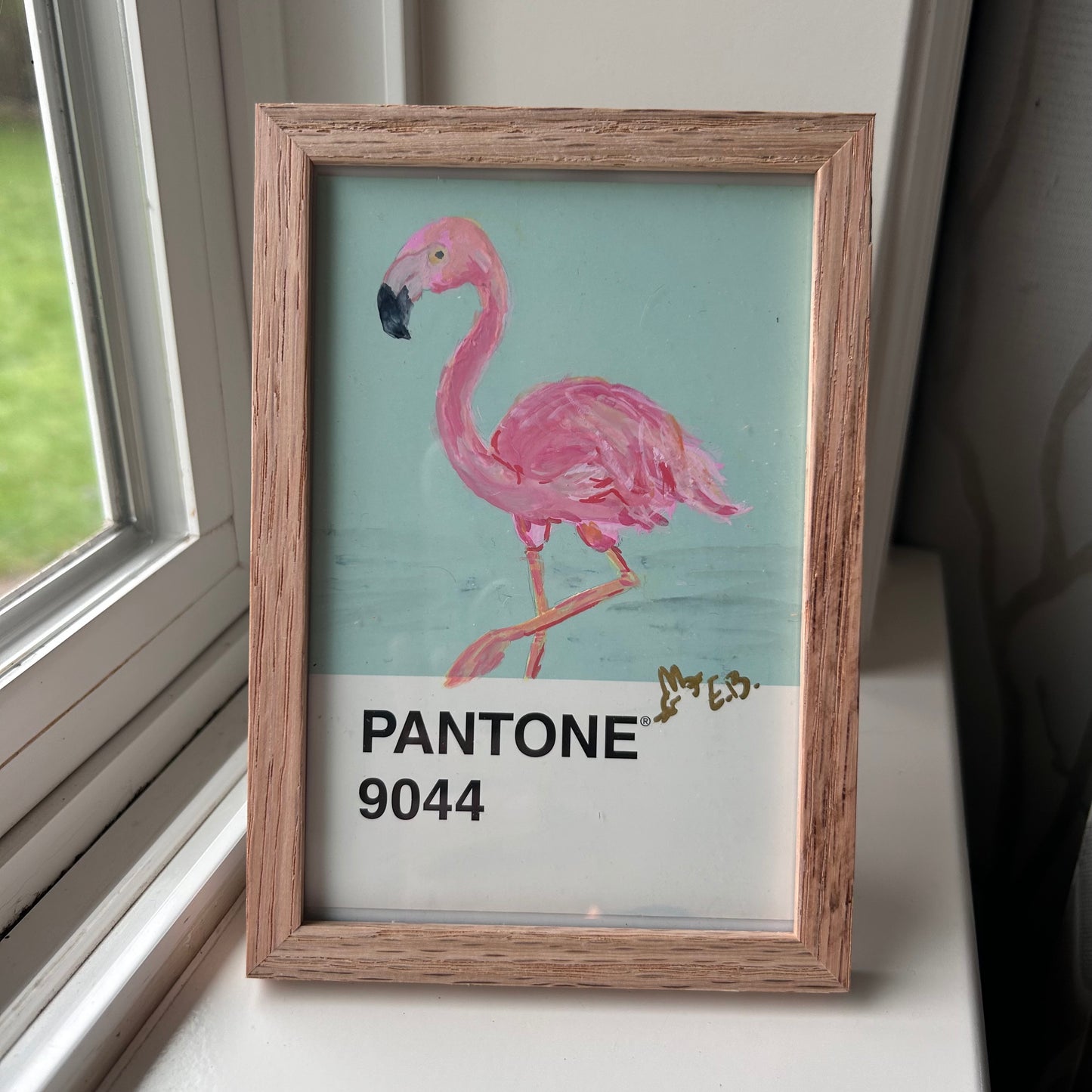 Flamingo Pantone Postcard - Original 1/1